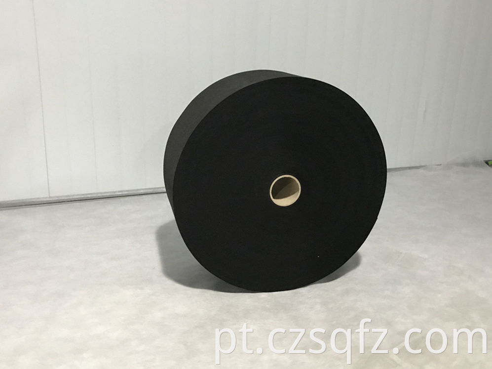 Black mask non-woven fabric